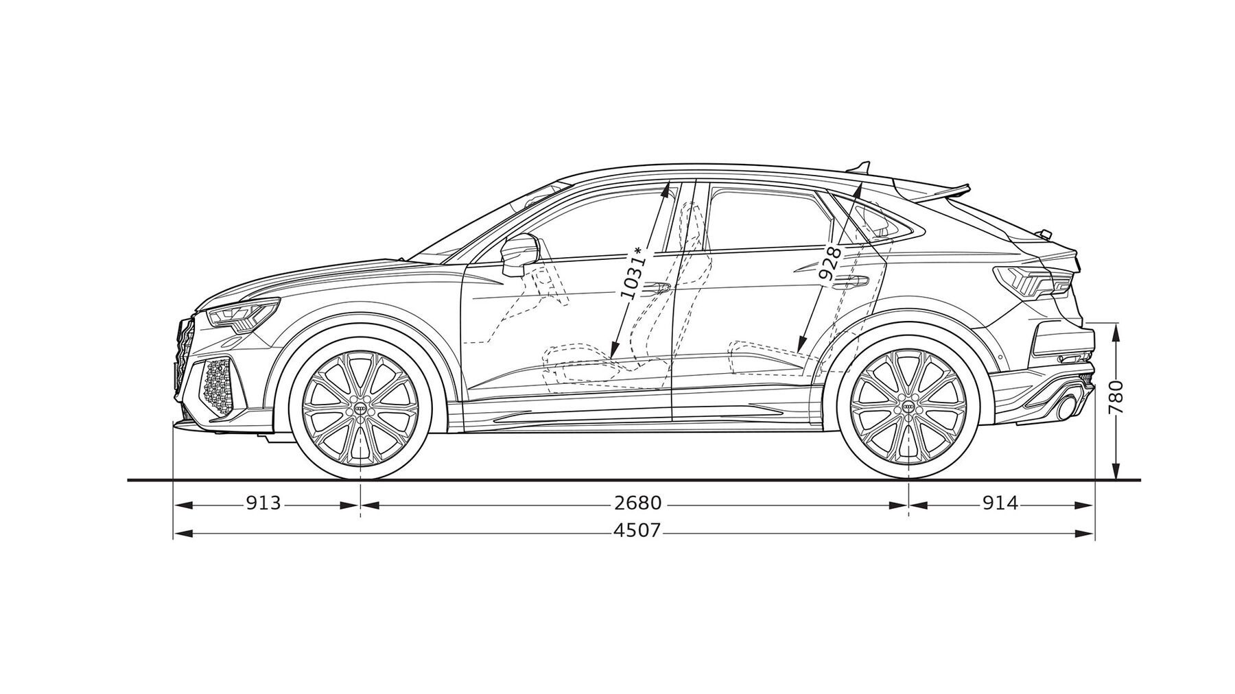 Audi Q3 Abmessungen Seitenansicht