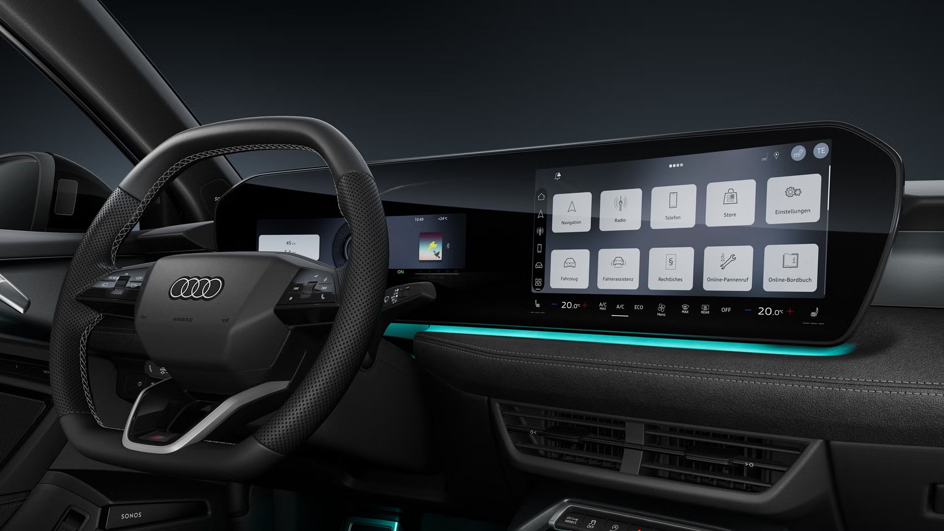 A3 Sportback digitális kijelző